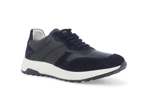 Melluso Scarpe Uomo Casual in Camoscio e Pelle Traforata